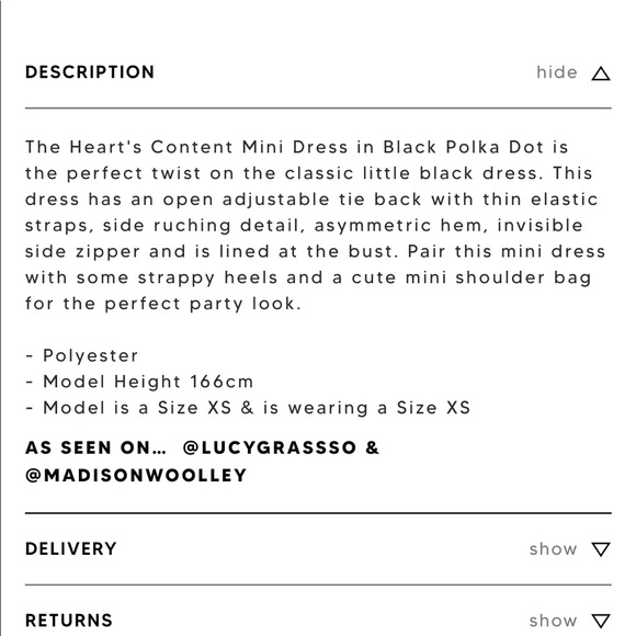 Hearts Content Mini Dress - Picture 7 of 7